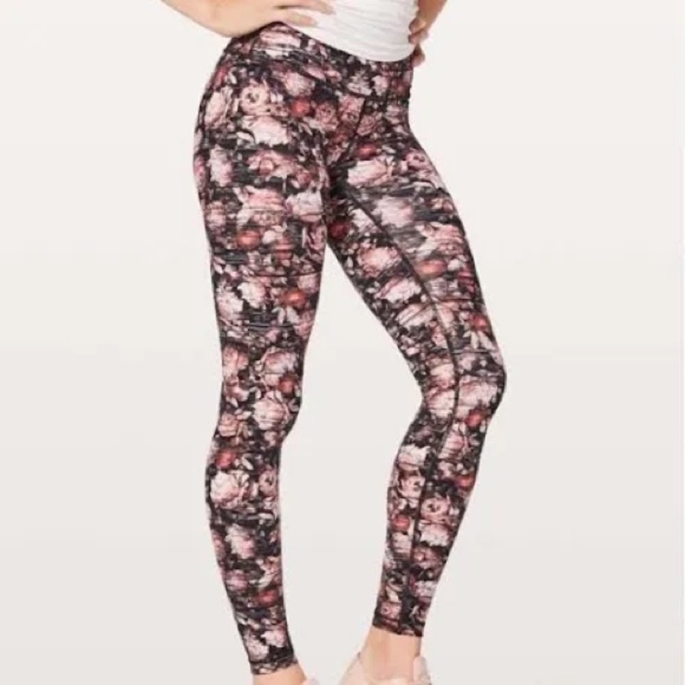 Lululemon Wunder Under Hi-Rise Tight  Nulux Peony Multi